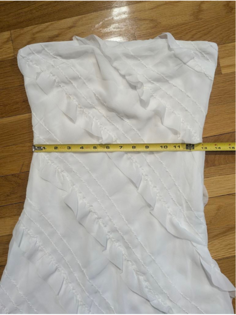 Princess Polly White Lars Strapless Mini Dress Size 6 - Picture 8 of 10